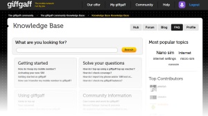 giffgaff Knowledge Base