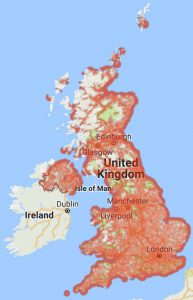 Tello UK Coverage Map 2017