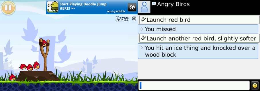 Android and BlackBerry - Angry Birds