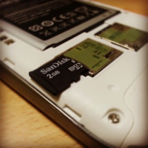 Micro SD in Phone