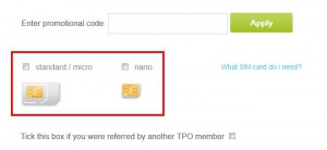 The Peoples Operator - Select SIM Card Type (Updated)