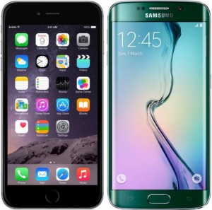 iPhone 6 Plus and Samsung Galaxy S6 Edge