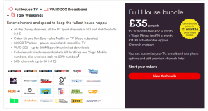 Virgin Media Full House