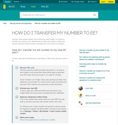 change from contract to pay as you go ee