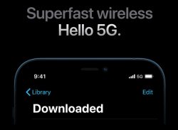 Superfast 5G Coverage on iPhone
