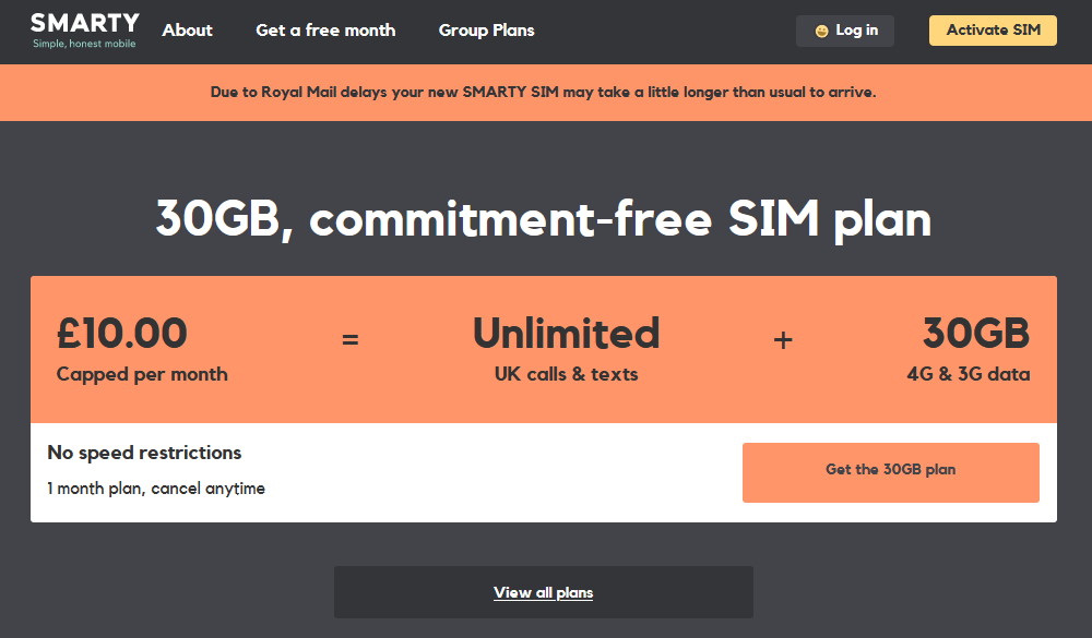 Smarty Mobile SIM Review: 2GB for £5, 12GB for £7 & Unlimited for £16
