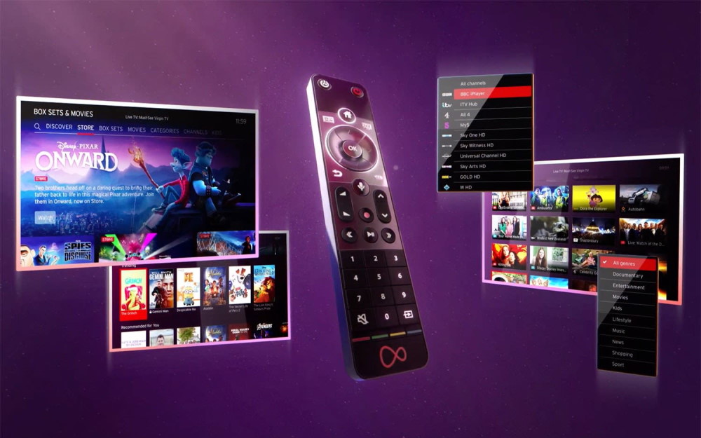 Virgin Media Channels Mixit TV & Maxit TV Channels List