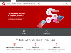 vodafone business plans sim only