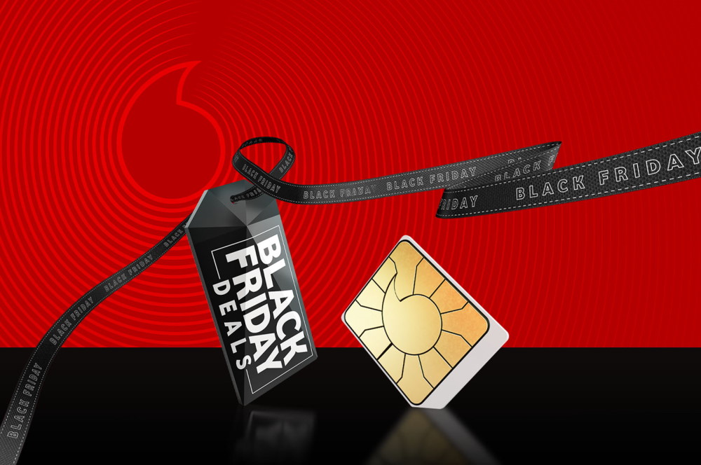 Vodafone Black Friday 2023 30GB for £8pm, 50GB for £10pm