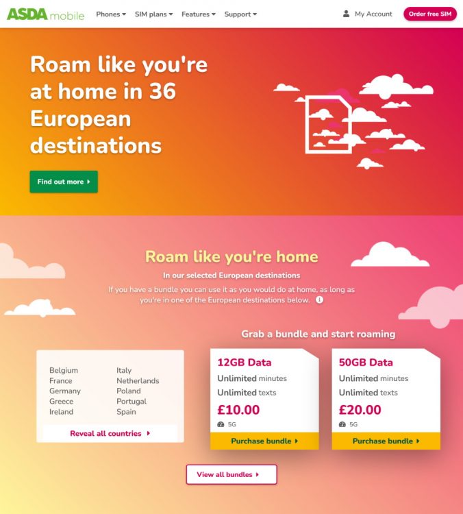 European Roaming Cost Of EU Roaming & Best SIM Cards In 2022