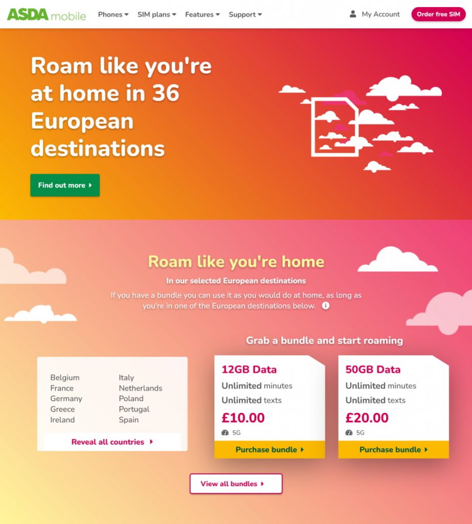 European Roaming Cost Of EU Roaming & Best SIM Cards In 2022
