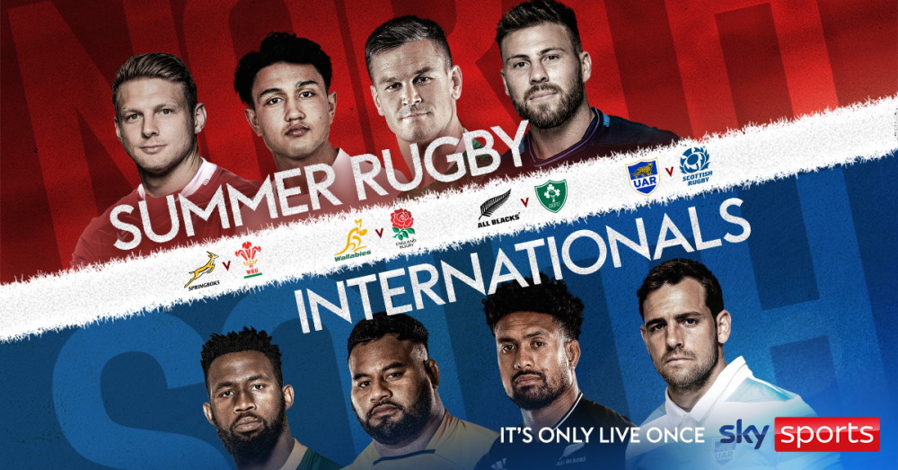 Summer Rugby Internationals on Sky Sports Watch From £14 Extra Per