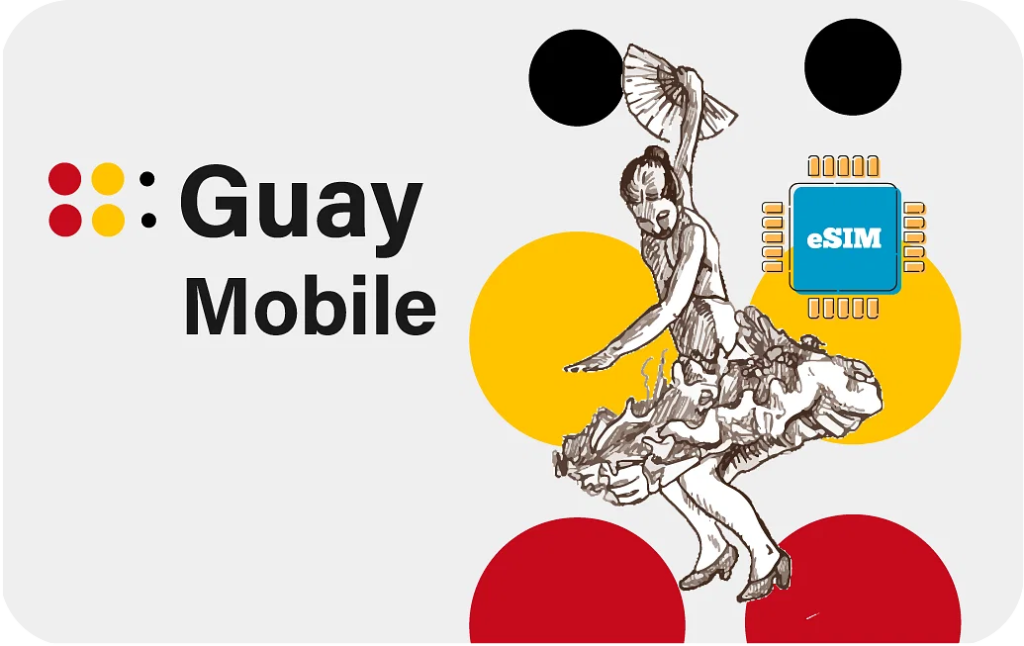 Guay Mobile Spain (Airalo eSIM) Use Your Phone In Spain From US4.50