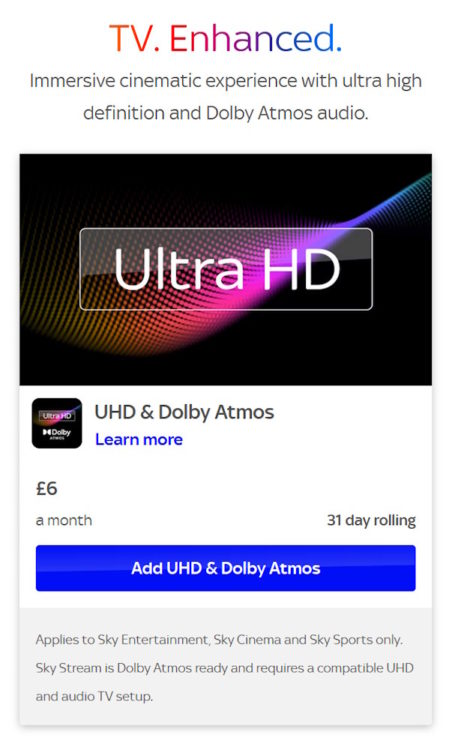 Ultra HD amp Dolby Atmos on Sky Stream amp Glass What s In 4K 